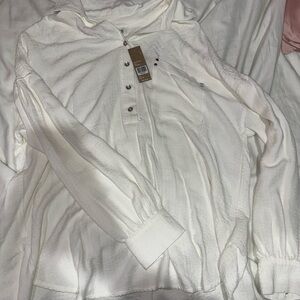 BKE Ivory Button-Up Shirt
